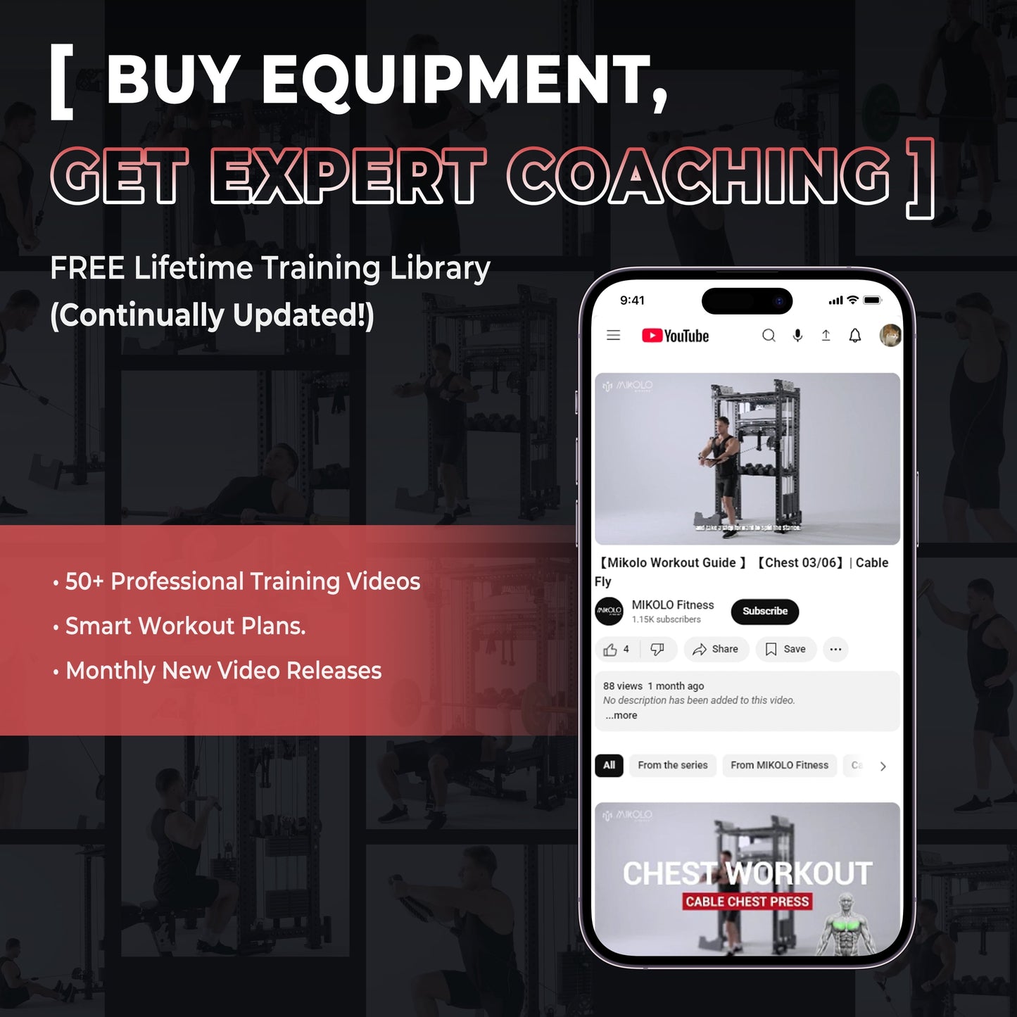 Ultimate Smith Machine Home Gym: 2200 Lbs Power Rack Cage with Multi-Function Cable Crossover and Complete Home Package