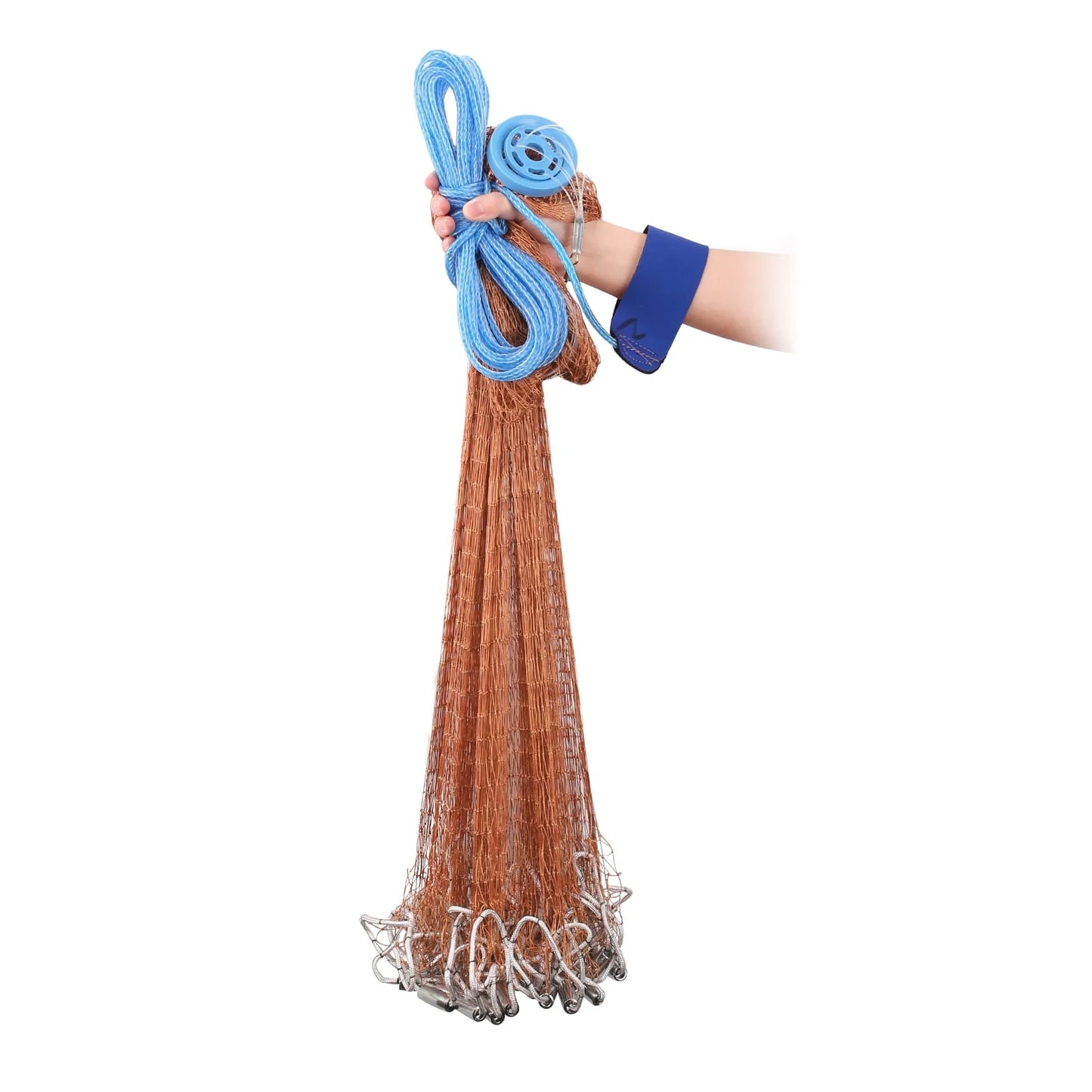 Discover the Ultimate Professional Saltwater Bait Casting Net with Durable 3/8" Mesh - Choose Your Perfect Size: 4ft, 6ft, or 8ft Radius!