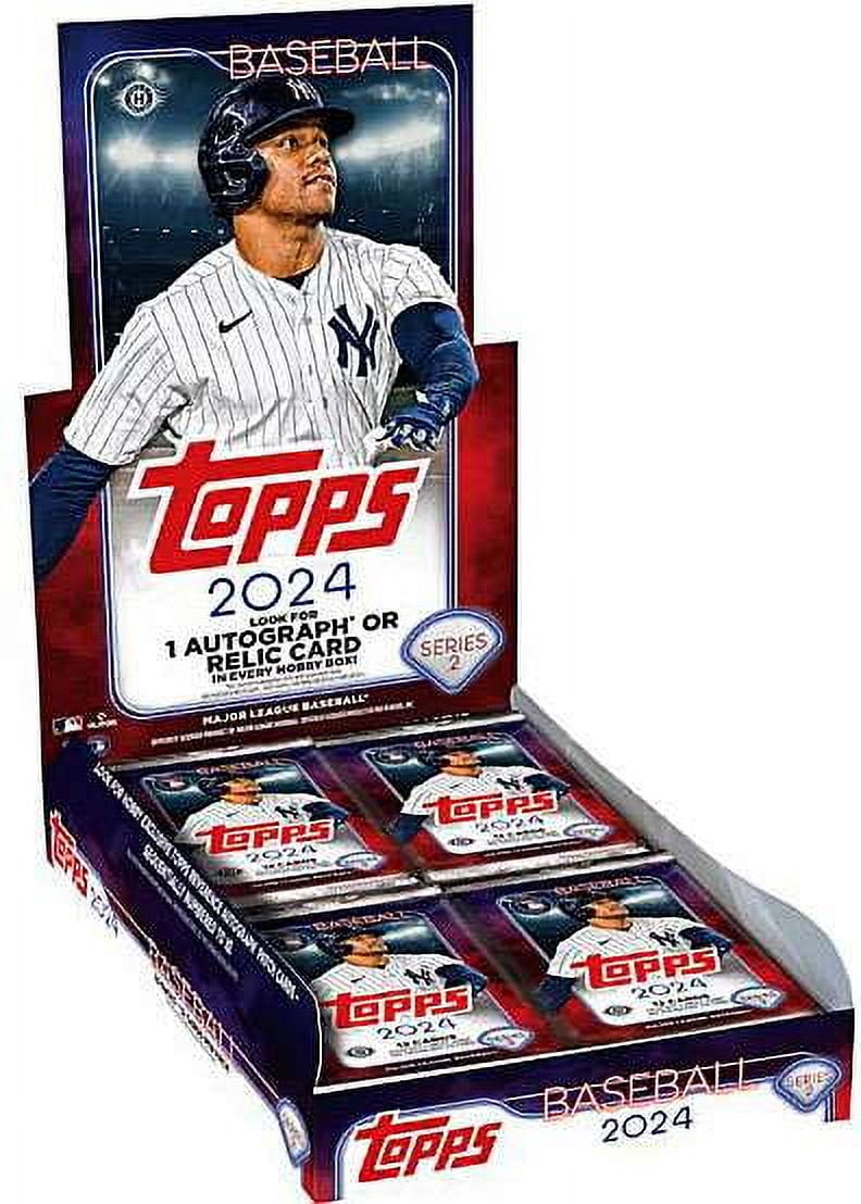 Unleash the Excitement with the 2024 Series 2 Baseball Hobby Box - One Autograph or Relic Card Inside!