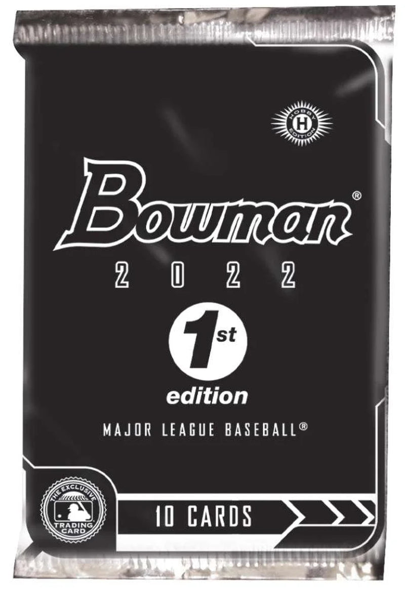 Unleash Excitement with the MLB 2022 Bowman Baseball 1st Edition HOBBY Box - 24 Packs of Trading Card Treasures!