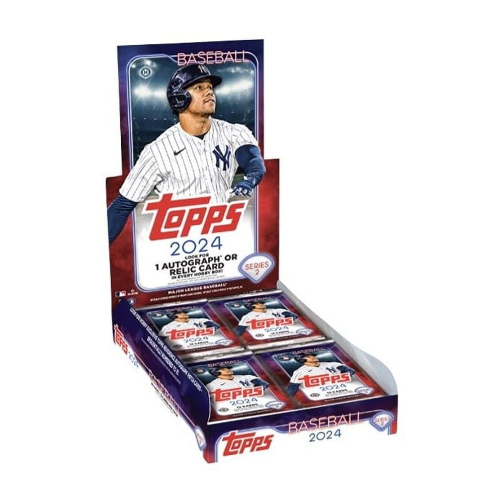 Unleash the Excitement with the 2024 Series 2 Baseball Hobby Box - One Autograph or Relic Card Inside!