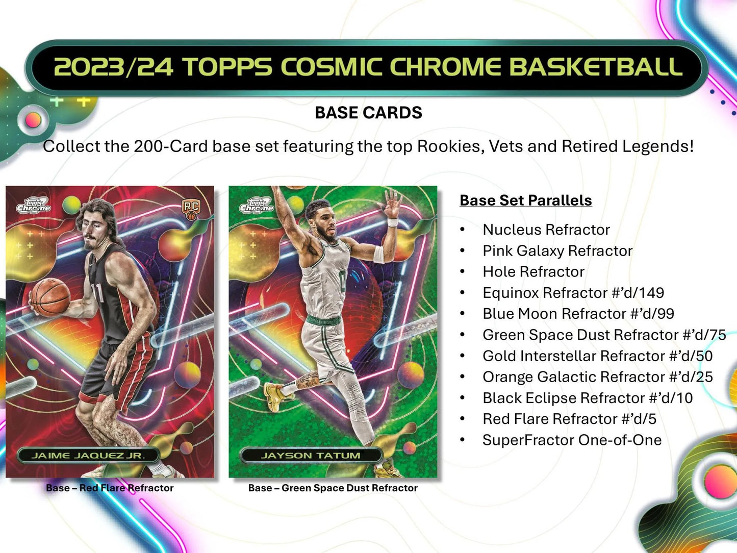 2024 Cosmic Chrome NBA Basketball Hobby Box - Unleash the Universe of Collectible Cards