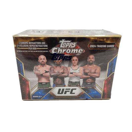Unleash the Excitement with the 2024 Chrome UFC Blaster Box Trading Cards - Collect Autographs, Inserts, and More!