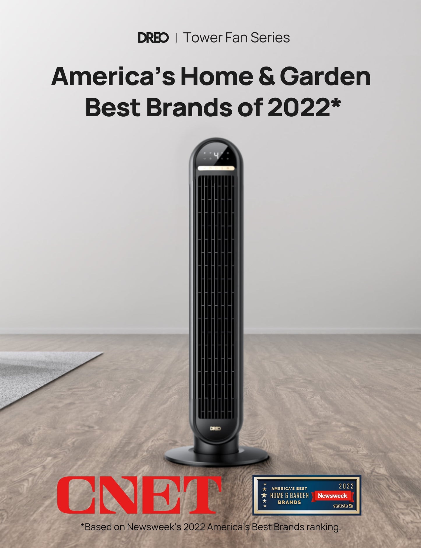 Experience Ultimate Comfort with the Dreo 36" Tower Fan - High Velocity Cooling, Remote Control, and Whisper-Quiet Operation!