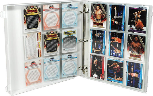 WWE Wrestlemania Card Storage Binder - Stylish Organizer with 20 Pages for Avid Collectors!