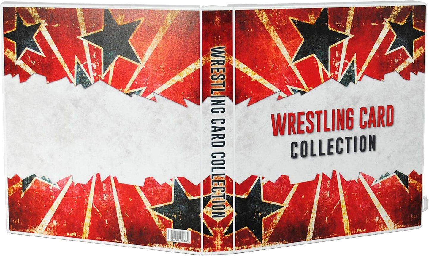 WWE Wrestlemania Card Storage Binder - Stylish Organizer with 20 Pages for Avid Collectors!