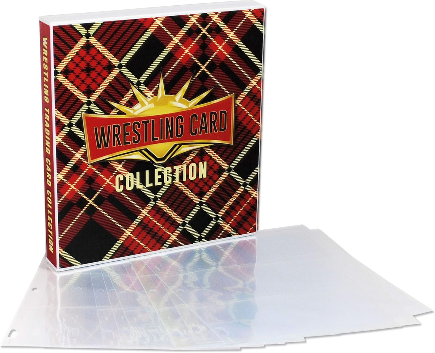 WWE Wrestlemania Card Storage Binder - Stylish Organizer with 20 Pages for Avid Collectors!