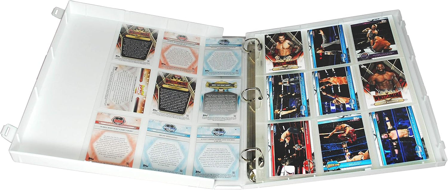 WWE Wrestlemania Card Storage Binder - Stylish Organizer with 20 Pages for Avid Collectors!