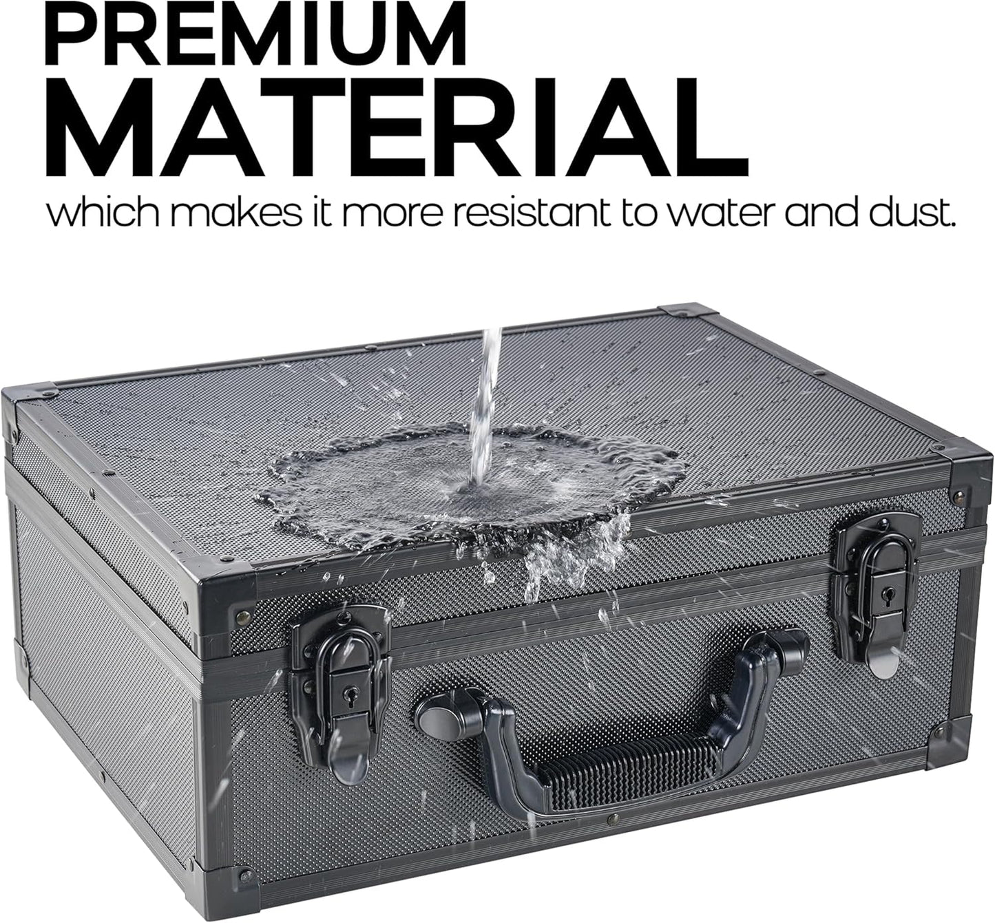 Premium Toploaders Storage Box - Durable Hard Case for 3" x 4" 35Pt Rigid Card Holders, Ideal for Trading and Sports Cards