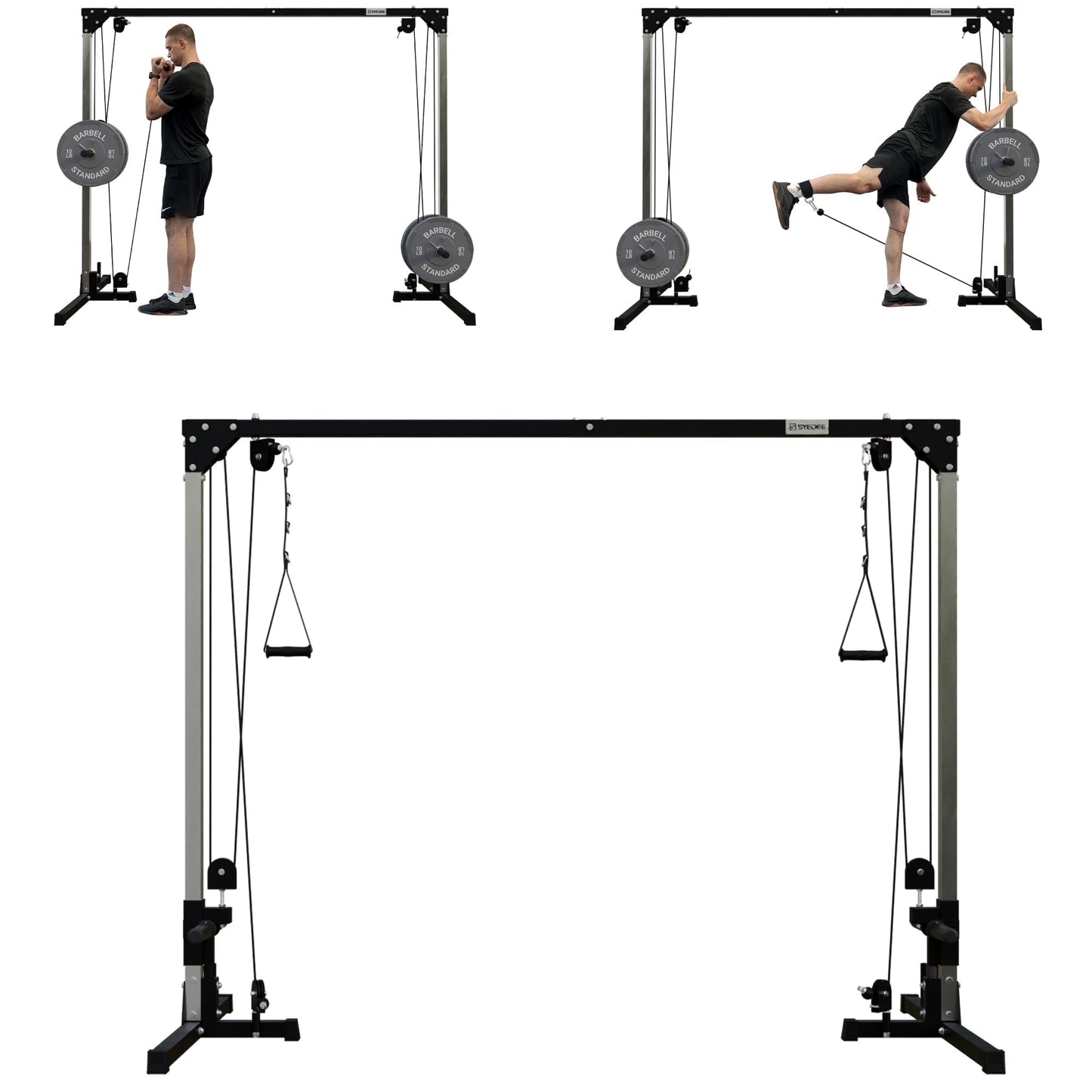 Ultimate Home Gym Station with 150LBS Weight Stack for Comprehensive Body Training