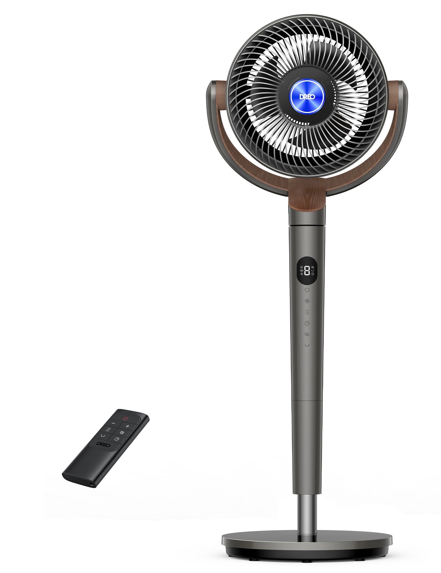 Ultimate Quiet Pedestal Fan with 8 Speeds and 3 Modes - 120° Oscillation, Remote Control, and Adjustable Height for Maximum Comfort
