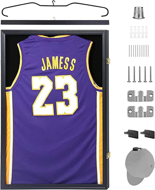 Showcase Your Team Pride with Our Large Jersey Display Frame - Perfect for Football, Basketball, Baseball & More!