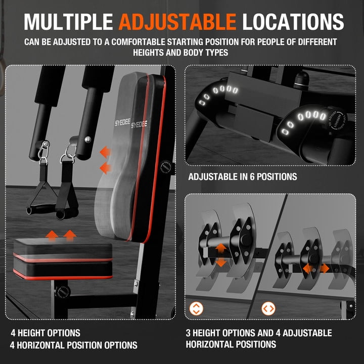 Ultimate Home Gym Station with 150LBS Weight Stack for Comprehensive Body Training