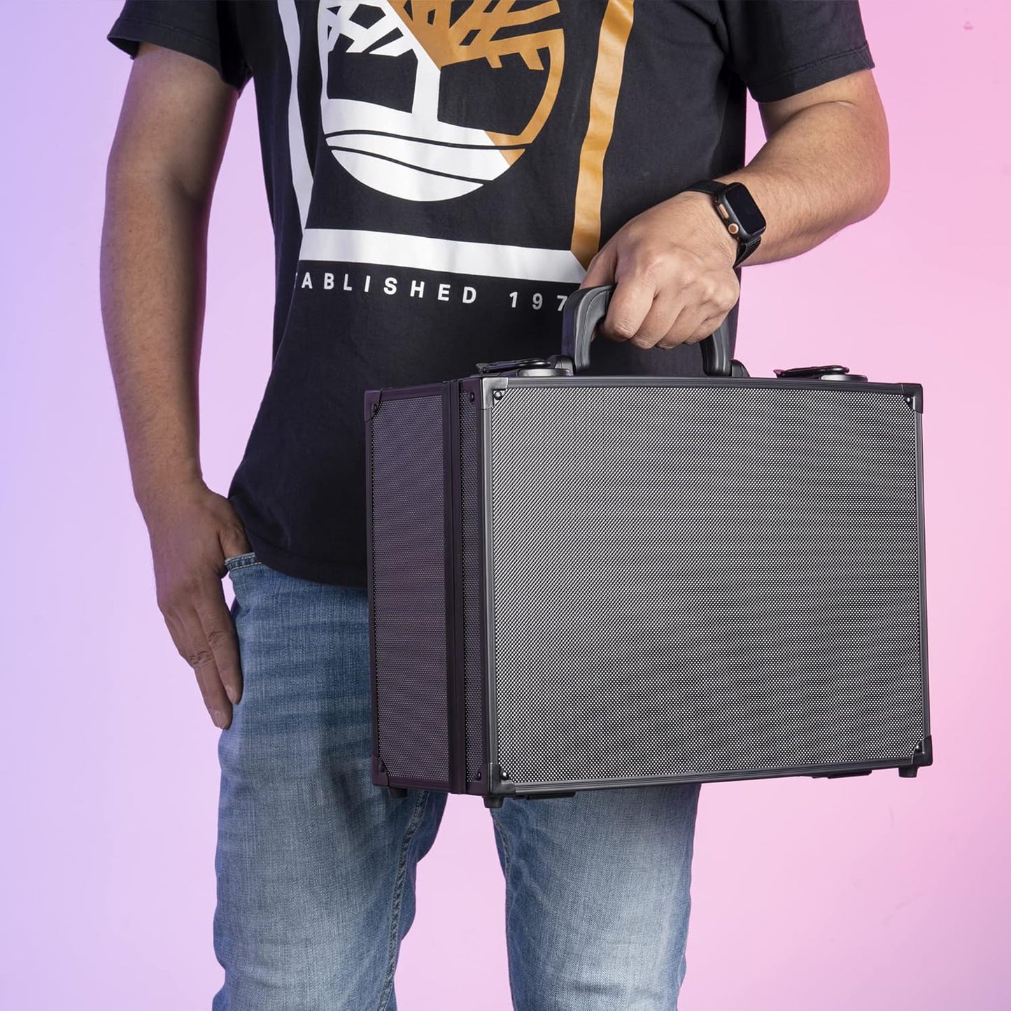 Premium Toploaders Storage Box - Durable Hard Case for 3" x 4" 35Pt Rigid Card Holders, Ideal for Trading and Sports Cards