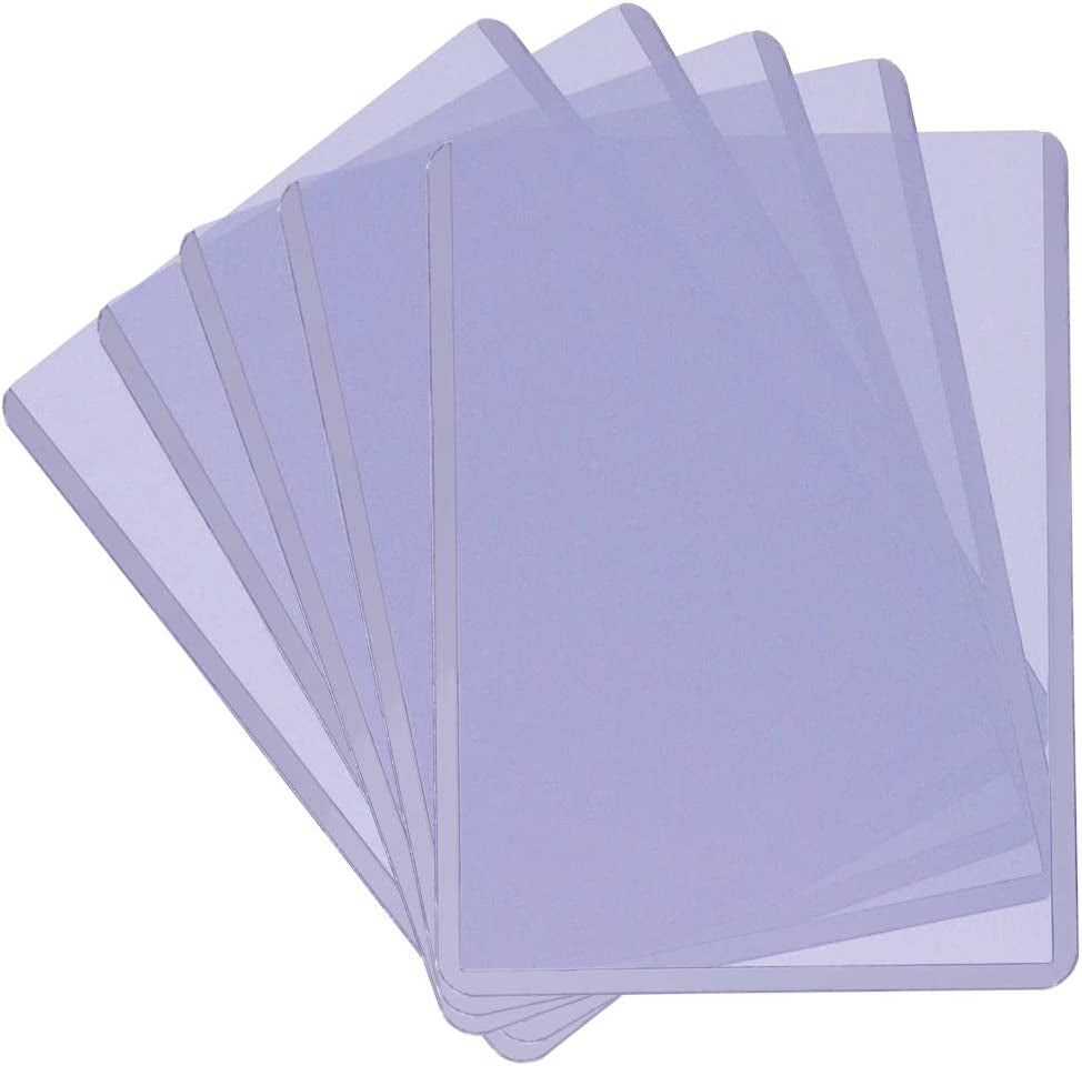Ultimate Protection for Your Trading Cards: 100 Clear Toploaders and Sleeves Bundle - Perfect for Collectors!