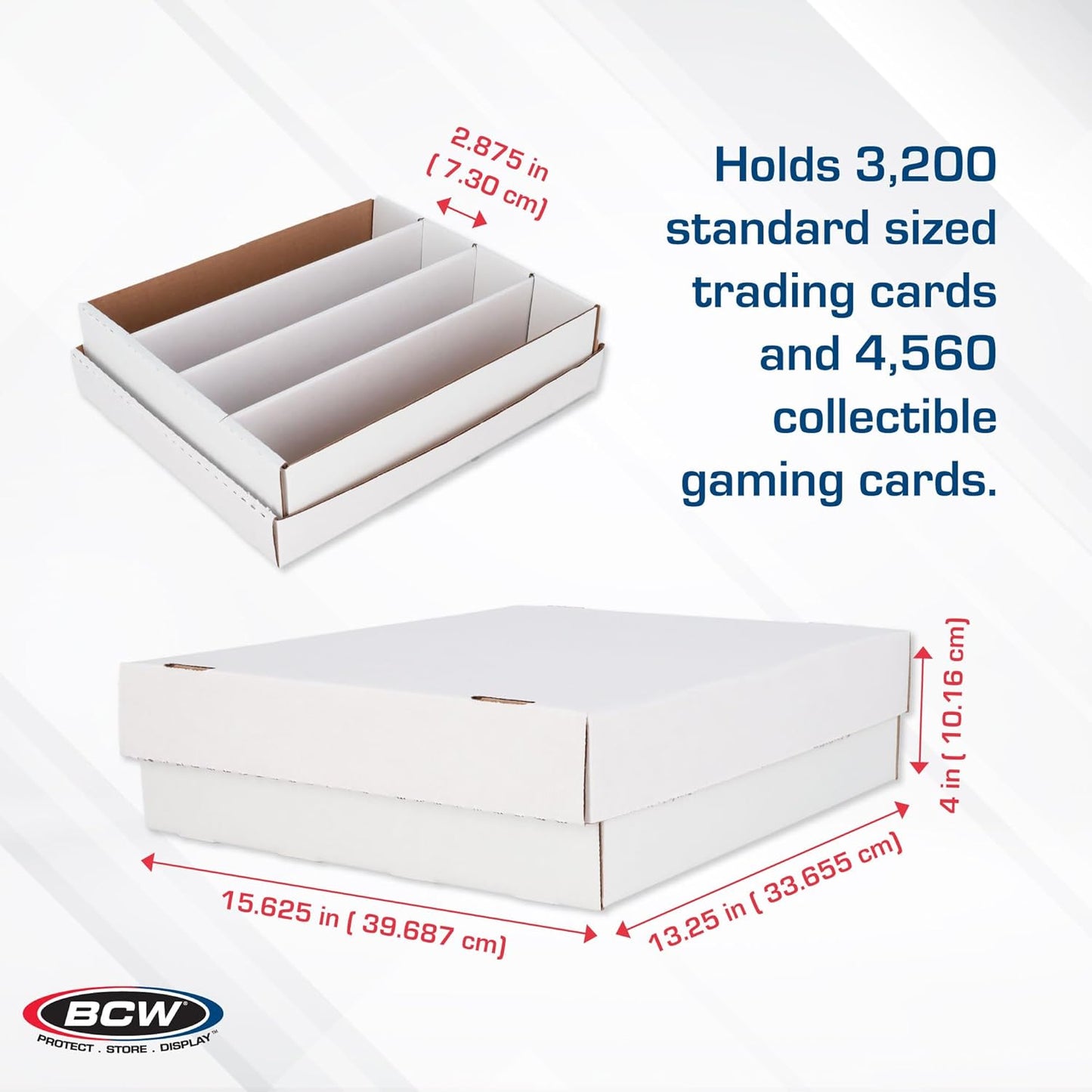 Ultimate Monster Box - 1Ct Trading Card Storage Solution | Holds Up to 3200 Cards for Sports & Gaming Collectors