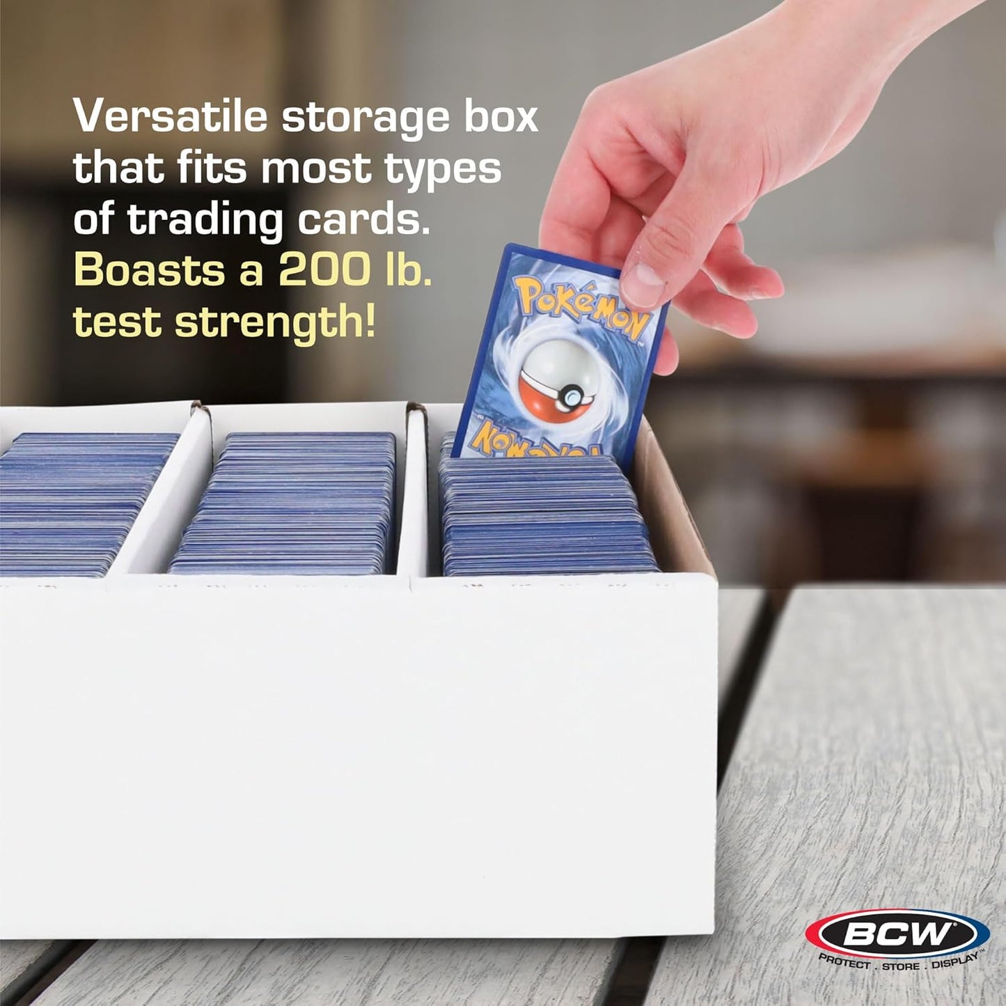 Ultimate Monster Box - 1Ct Trading Card Storage Solution | Holds Up to 3200 Cards for Sports & Gaming Collectors