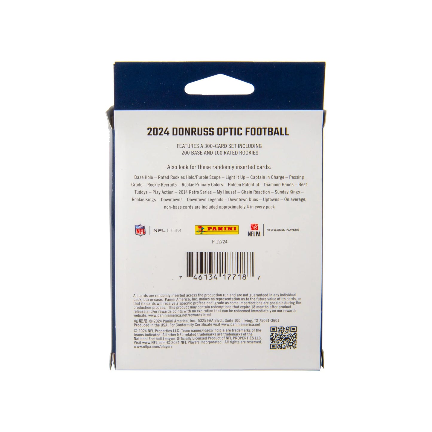 Unleash the Excitement with the 2024 Donruss Optic NFL Football Trading Cards Hanger Box - 20 Cards & Exclusive Rated Rookie Scope!