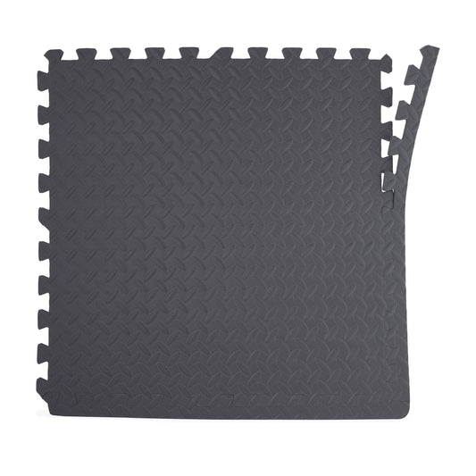 Transform Your Space with 22.3" x 22.3" Gray Foam Interlocking Floor Mats - 6 Piece Set for Ultimate Comfort and Protection