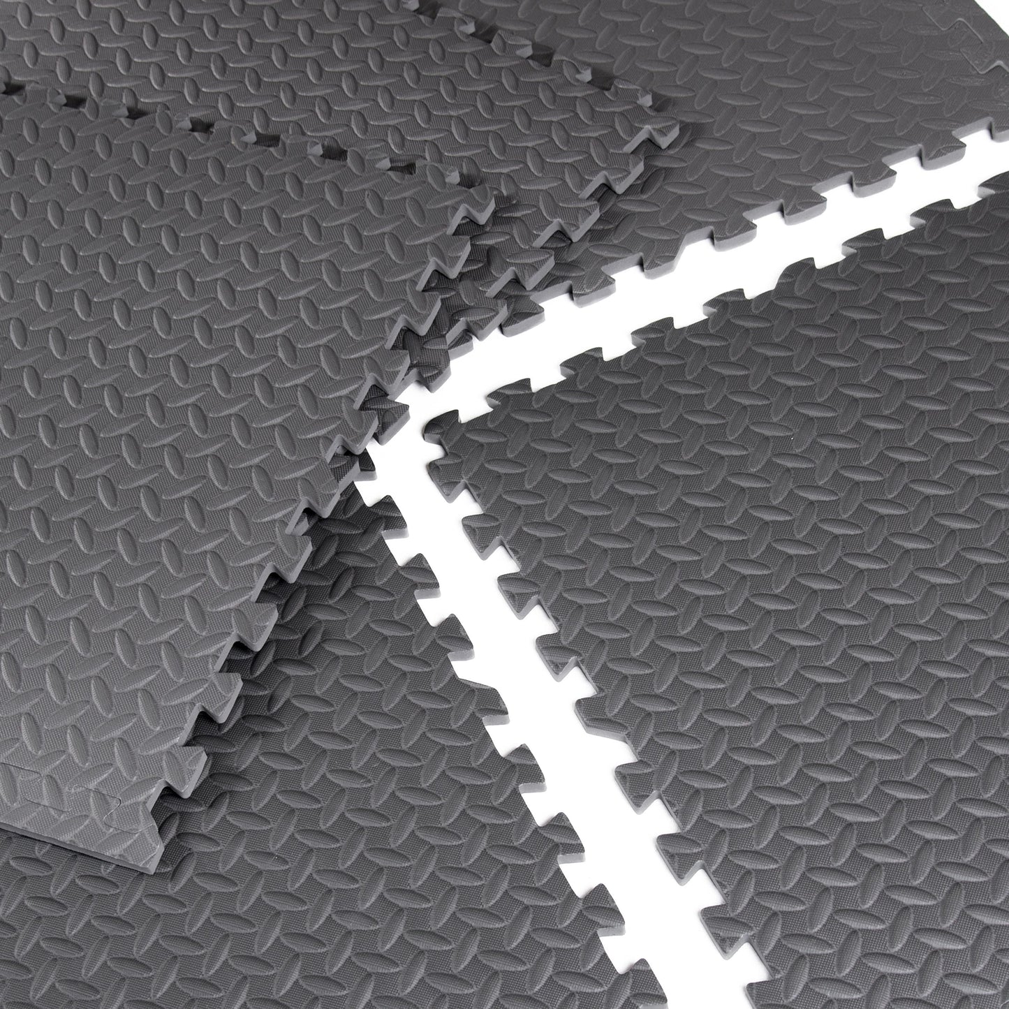 Transform Your Space with 22.3" x 22.3" Gray Foam Interlocking Floor Mats - 6 Piece Set for Ultimate Comfort and Protection