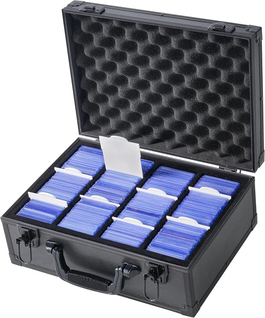 Premium Toploaders Storage Box - Durable Hard Case for 3" x 4" 35Pt Rigid Card Holders, Ideal for Trading and Sports Cards