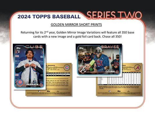 Unleash the Excitement with the 2024 Series 2 Baseball Hobby Box - One Autograph or Relic Card Inside!