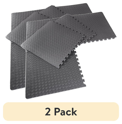 Transform Your Space with 22.3" x 22.3" Gray Foam Interlocking Floor Mats - 6 Piece Set for Ultimate Comfort and Protection