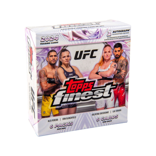 Unleash the Excitement with the 2024 UFC Finest Trading Cards Mega Box - Collect Exclusive Autographs!
