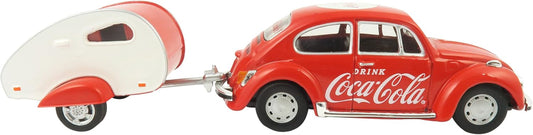 Classic 1967 VW Beetle with Teardrop Trailer: An Essential Collectible for Vintage Car Enthusiasts