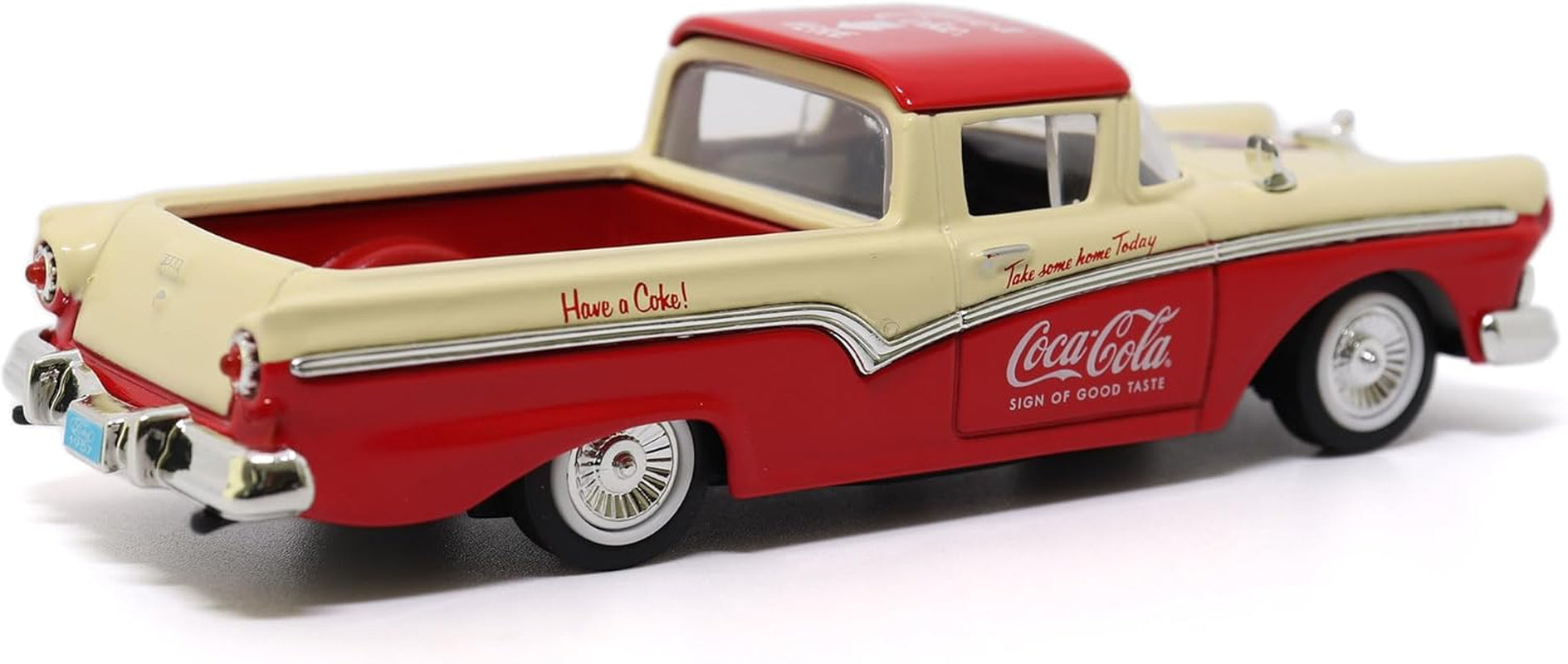 Coca-Cola 1957 Ford Ranchero Diecast Collectible - Authentic 1:43 Scale Model with Stunning Vintage Design