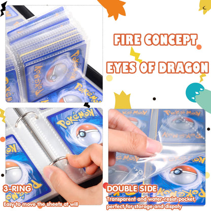Ultimate Trading Card Binder with 720 Protective Top Loading Pockets - Perfect for TCG, MTG, Baseball Cards, and Yu-Gi-Oh!
