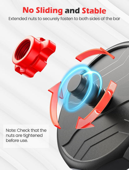 Elevate Your Fitness Game with Our 90Lbs 6-in-1 Adjustable Dumbbell Set - Perfect for Home Gyms and Any Fitness Level!