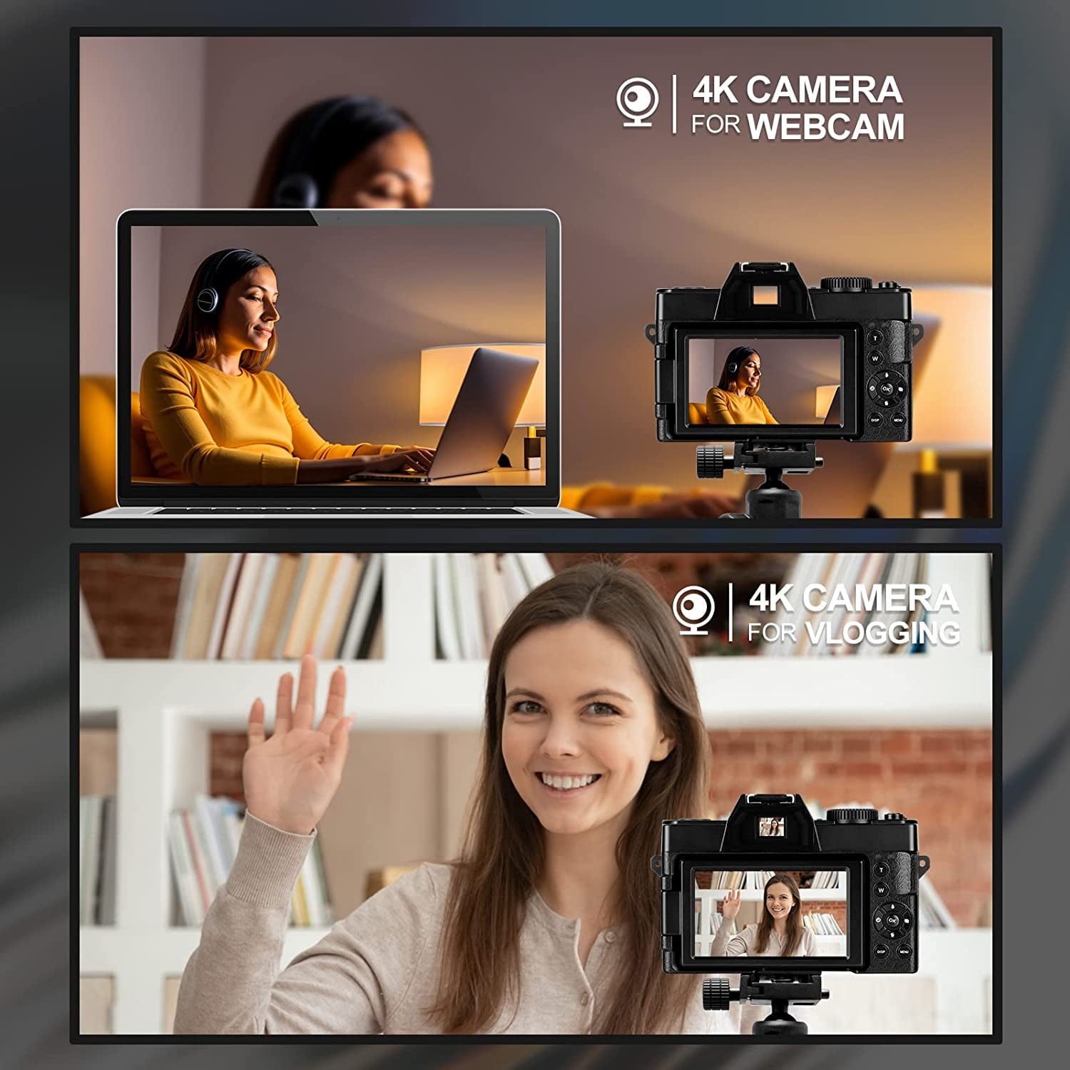 Capture Your World in Stunning Detail with the 4K Ultra HD 48MP All-In-One Vlogging Camera – Perfect for Content Creators and Adventurers!
