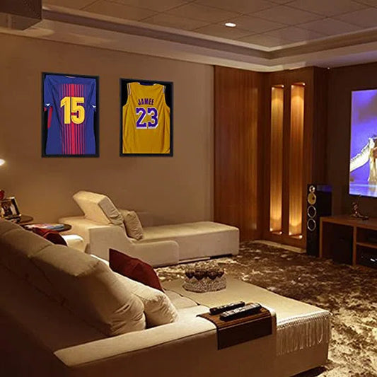 Showcase Your Team Pride with Our Large Jersey Display Frame - Perfect for Football, Basketball, Baseball & More!