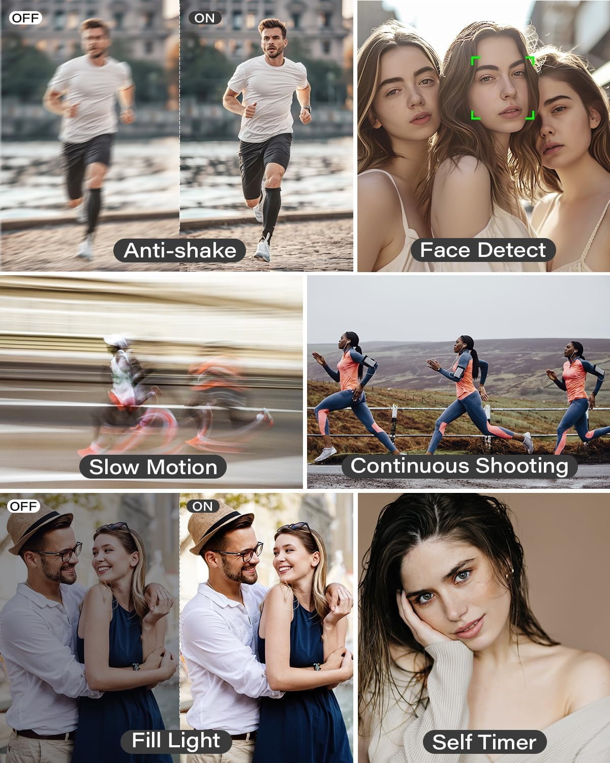 Capture Every Moment with the ACTITOP 4K Ultra HD Digital Camera - 64MP Dual Lens Vlogging Powerhouse with 16X Zoom and 32GB Card!