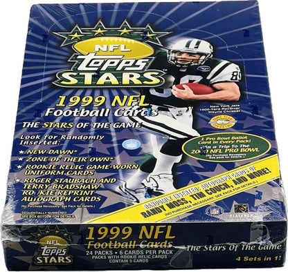 Unleash the Passion of the Game with the 1999 Topps Stars HTA Football Hobby Box Set – A Collector's Dream!