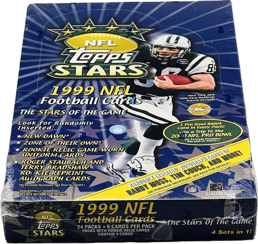 Unleash the Passion of the Game with the 1999 Topps Stars HTA Football Hobby Box Set – A Collector's Dream!