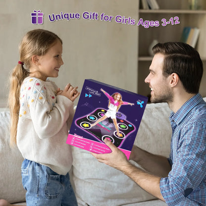 Unleash Fun and Fitness with the Beefunni Interactive Dance Mat: The Ultimate Bluetooth Game Pad for Kids Aged 3-6 - Perfect Birthday Gift!