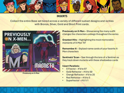 Unleash Your Inner Superhero with the 2025 Topps Finest Marvel X-Men '97 Trading Cards Hobby Box!