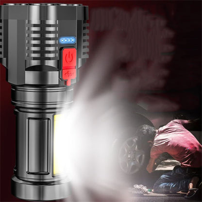 Ultra Bright 10000 LM Tactical Flashlight – Rechargeable, Waterproof, Perfect for Camping and Emergencies!