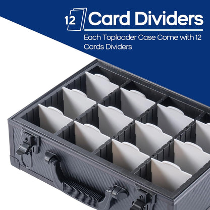 Premium Toploaders Storage Box - Durable Hard Case for 3" x 4" 35Pt Rigid Card Holders, Ideal for Trading and Sports Cards