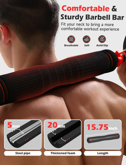 Elevate Your Fitness Game with Our 90Lbs 6-in-1 Adjustable Dumbbell Set - Perfect for Home Gyms and Any Fitness Level!