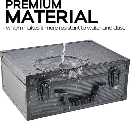 Premium Toploaders Storage Box - Durable Hard Case for 3" x 4" 35Pt Rigid Card Holders, Ideal for Trading and Sports Cards