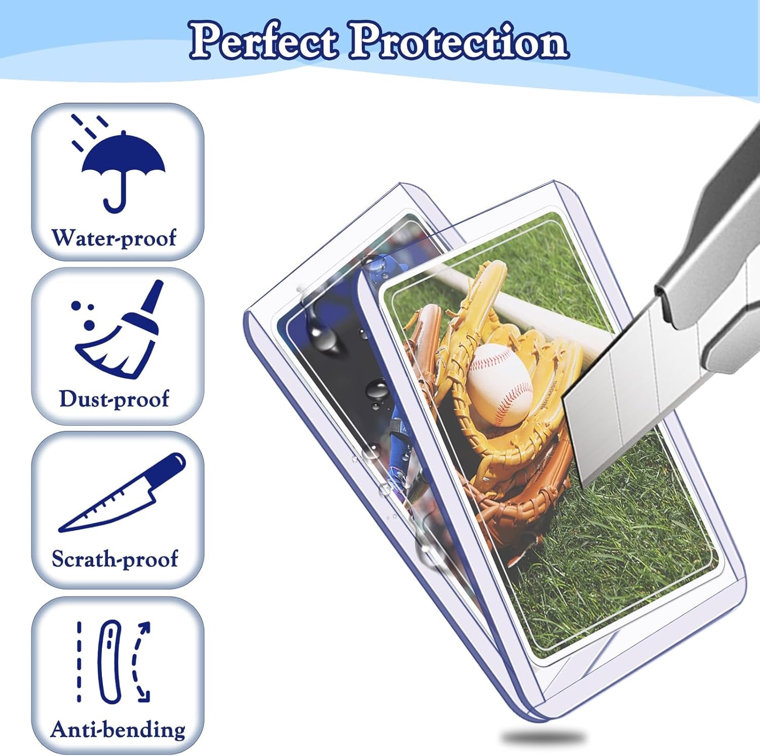 Ultimate 250 PCS Toploaders and Card Sleeves Set for Trading Cards - Perfect Protection for Baseball, MTG, TCG, and More!