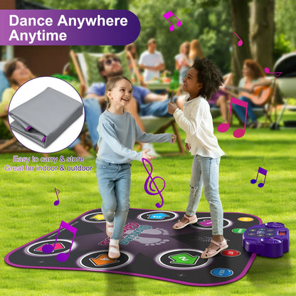 Unleash Fun and Fitness with the Beefunni Interactive Dance Mat: The Ultimate Bluetooth Game Pad for Kids Aged 3-6 - Perfect Birthday Gift!