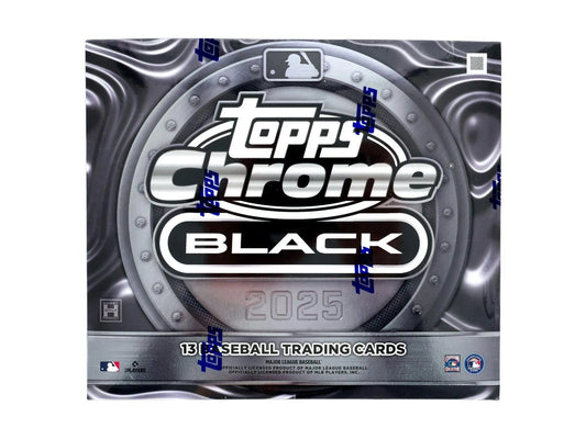 Unleash the Excitement with the 2025 Chrome Black Baseball Hobby Box - One Autograph & Two Refractor Parallels Inside!