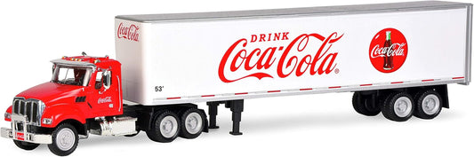 Exquisite 1/50 Scale Coca-Cola 53' Tractor and Trailer Model - A Must-Have for Collectors and Enthusiasts!