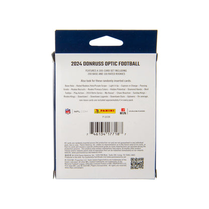 Unleash the Excitement with the 2024 Donruss Optic NFL Football Trading Cards Hanger Box - 20 Cards & Exclusive Rated Rookie Scope!