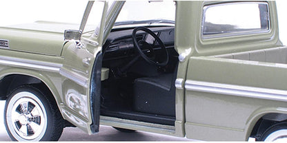 1969 Ford F-100 Pickup Truck - Stunning Green Diecast Model, 1:24 Scale Precision Collectible