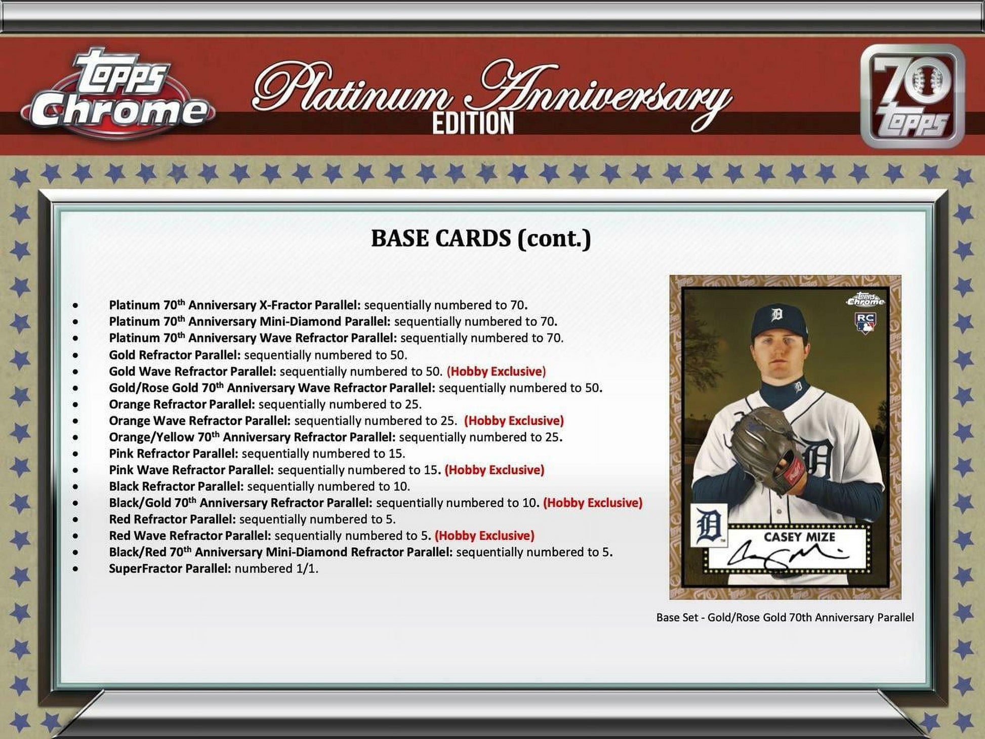 Unleash the Excitement with the 2021 Topps Chrome Platinum Anniversary Baseball Hobby Box - Featuring Mike Trout!